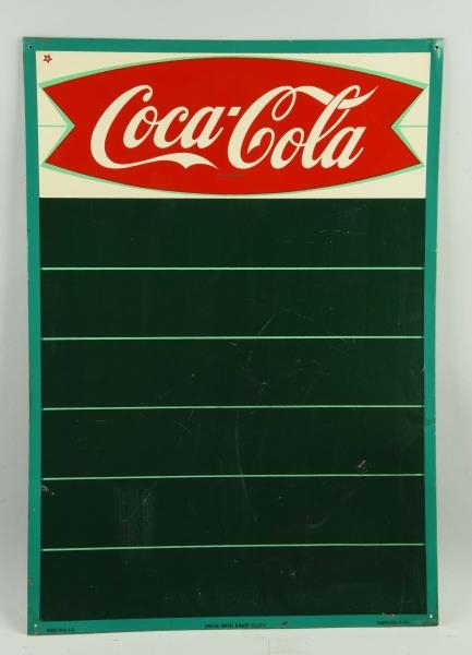 1960S COCA-COLA ADVERTISING CHALK BOARD.         