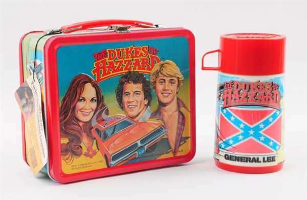 1980 DUKES OF HAZZARD LUNCHBOX WITH THERMOS.      