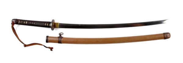 JAPANESE NAVAL OFFICER WWII SWORD.                
