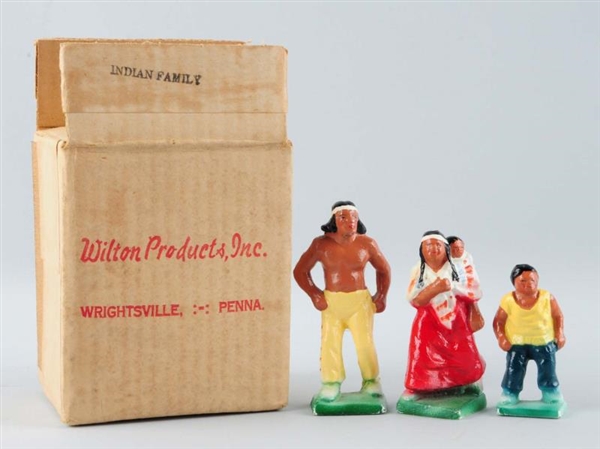 LOT OF 3: WILTON AMERICAN INDIAN FAMILY.          