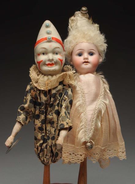 LOT OF 2: DOLL NOISEMAKERS.                       