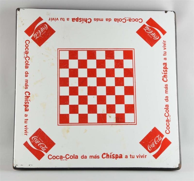 1970S MEXICAN PORCELAIN COCA COLA TABLE.         