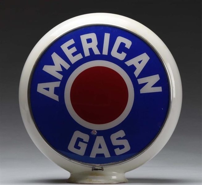 AMERICAN GAS WITH RED DOT 13-1/2" LENSES.         