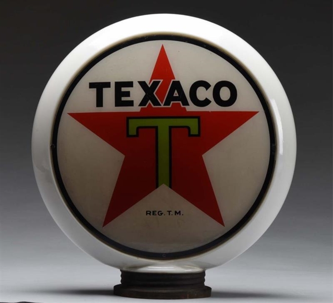 TEXACO - BLACK T- STAR LOGO 13-1/2" LENSES.       