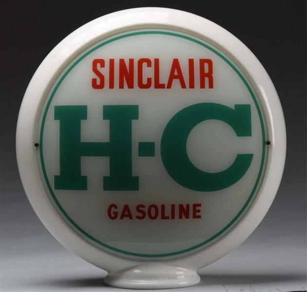 SINCLAIR H-C GASOLINE 13-1/2" LENSES.             