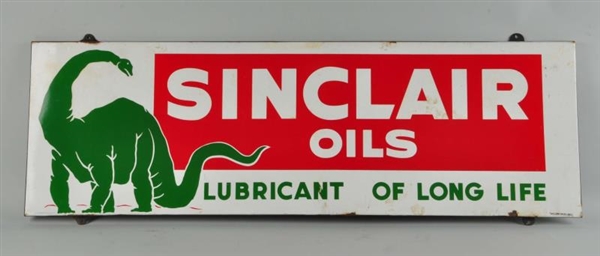 SINCLAIR OILS WITH DINOSAUR LOGO SIGN.            