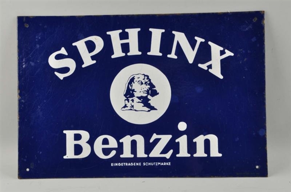 SPHINX BENZIN WITH LOGO SIGN.                     