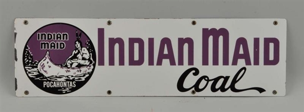 INDIAN MAID COAL WITH LOGO SIGN.                  