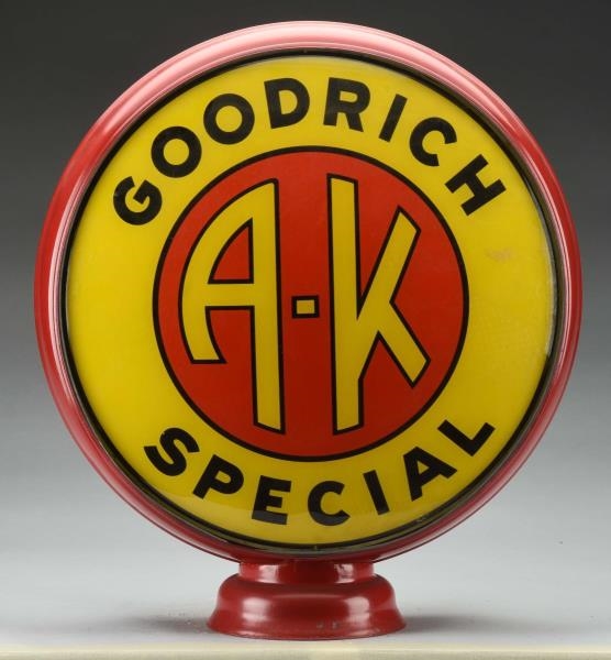 A-K GOODRICH SPECIAL 15" GLOBE LENSES.            