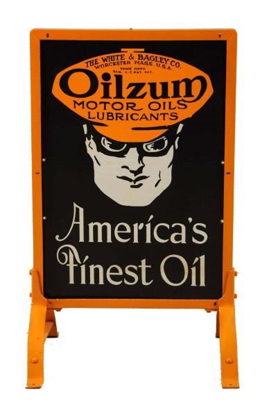 OILZUM MOTOR OILS LUBRICANTS WITH LOGO SIGN.      