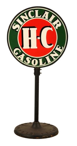 SINCLAIR H-C GASOLINE SIGN.                       