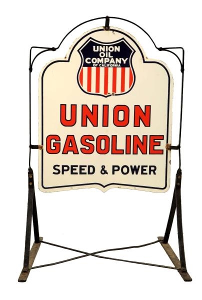 UNION GASOLINE "SPEED & POWER" OF CALIFORNIA SIGN.