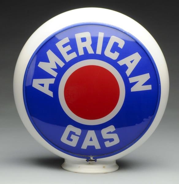 AMERICAN GAS 13-1/2" GLOBE LENSES.                