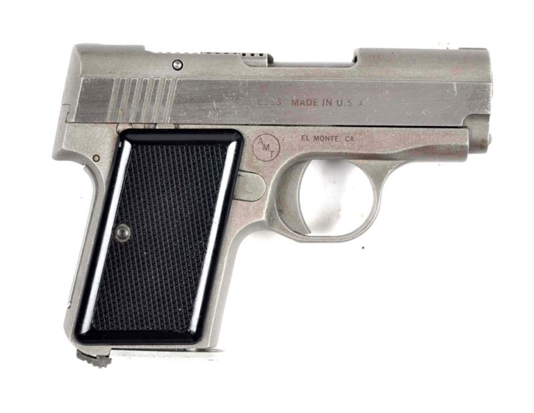 (M) AMT STAINLESS STEEL SEMI-AUTOMATIC PISTOL     