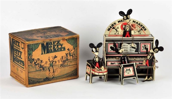 MARX TIN LITHO WIND-UP MERRY MAKERS BAND.         