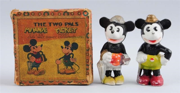 "THE TWO PALS" MICKEY AND MINNIE IN BOX.          