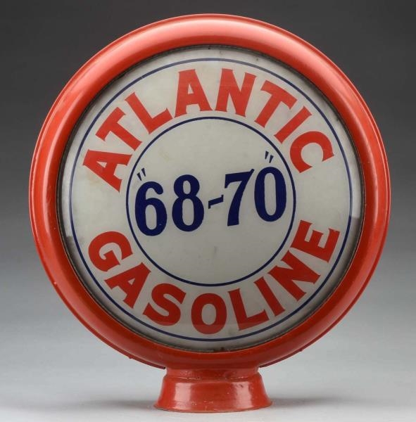ATLANTIC "68-70" GASOLINE 15" GLOBE LENSES.       