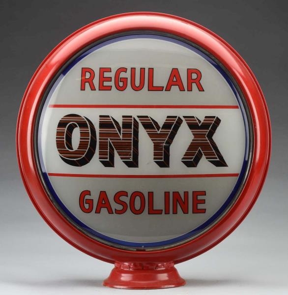 ONYX REGULAR GASOLINE 15" GLOBE LENSES.           