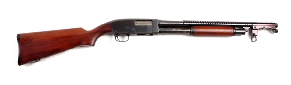 (C) STEVENS MODEL 620A  WWII TRENCH GUN.          
