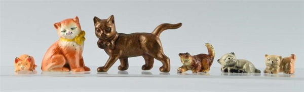 CAST IRON ASSORTED CAT PAPERWEIGHTS & PARTY FAVORS