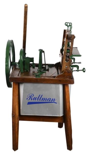 RULLMAN NO. 790 EARLY WASHER WITH CLOTHES WRINGER 