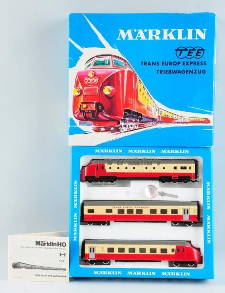 MARKLIN #3071 TRANS EUROP EXPRESS SET.            