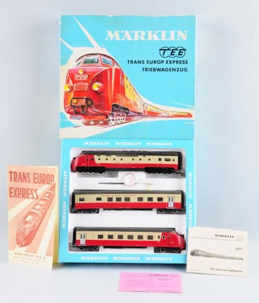 MARKLIN NO. 3070 TRANS EUROP EXPRESS SET.         