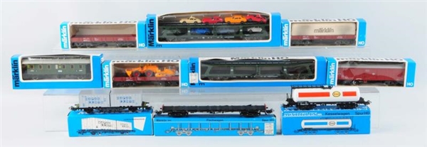LOT OF 10: MARKLIN FREIGHT CARS.                  