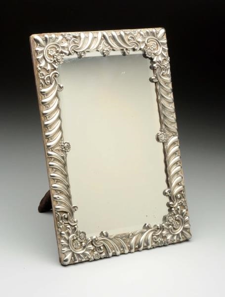 AMERICAN STERLING DRESSING TABLE MIRROR.          