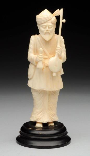 INDIAN IVORY CARVED  HOLY MAN.                    