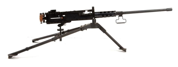 BROWNING M-5 NON - FIRING MACHINE GUN SCALE MODEL.