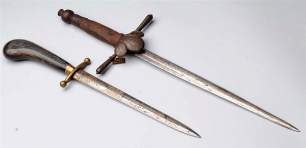 LOT OF 2: VERY EARLY DAGGERS.                     