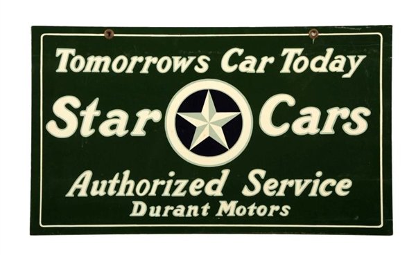 STAR CARS "TOMORROWS CAR TODAY" WITH LOGO SIGN.   