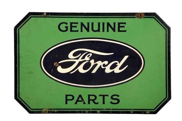 GENUINE FORD PARTS SIGN.                          