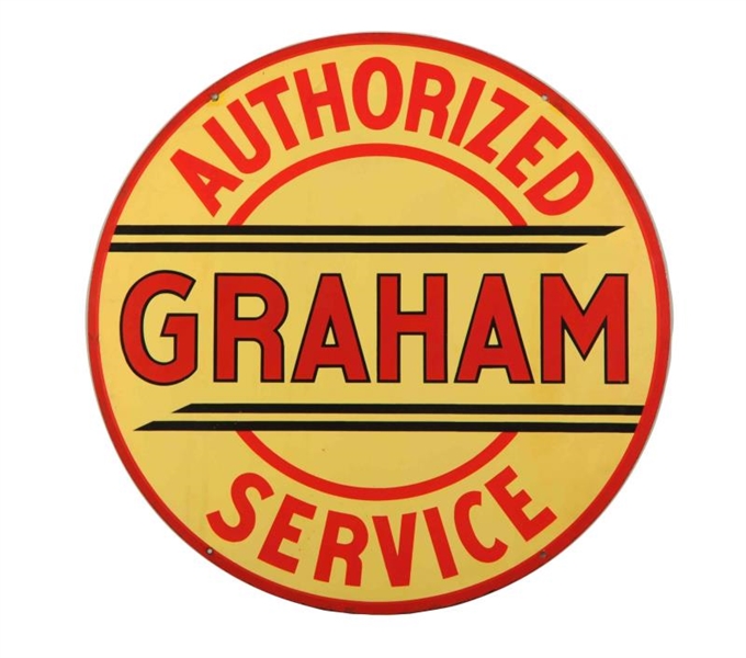 AUTHORIZED GRAHAM SERVICE SIGN.                   