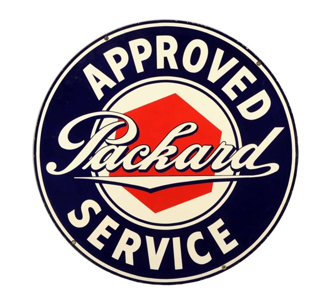 APPROVED PACKARD SERVICE WITH LOGO SIGN.          
