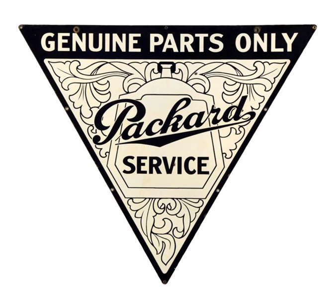 PACKARD SERVICE GENUINE PARTS ONLY SIGN.          