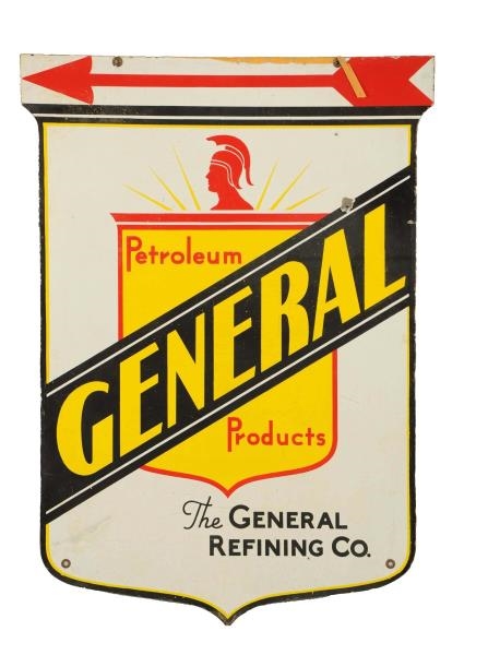 GENERAL PETROLEUM PRODUCTS W/ SHIELD LOGO SIGN.   