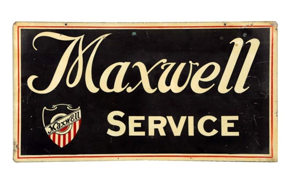 MAXWELL SERVICE WITH LOGO SIGN.                   