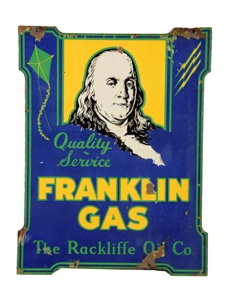 FRANKLIN GAS QUALITY SERVICE RADFORD OIL CO. SIGN.