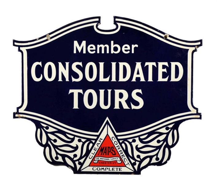 MEMBER CONSOLIDATED TOURS WITH LOGO SIGN.         
