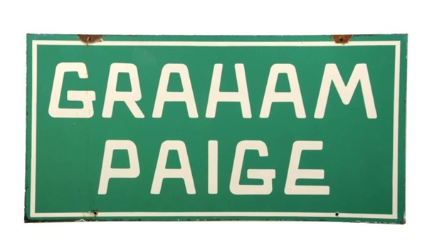 GRAHAM PAIGE PORCELAIN SIGN.                      
