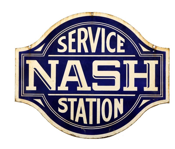 NASH SERVICE STATION DIECUT SIGN.                 