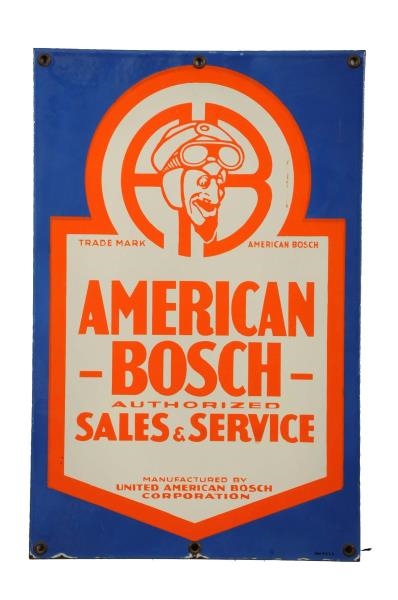 AMERICAN BOSCH AUTHORIZED SALES & SERVICE SIGN.   