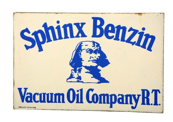 SPHINX BENZIN VACUUM OIL COMPANY R.T. SIGN.       