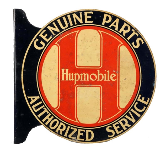HUPMOBILE GENUINE PARTS AUTHORIZED SERVICE SIGN.  