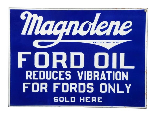 MAGNOLENE FORD OIL REDUCES VIBRATION SIGN.        