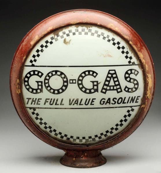 GO-GAS 15" NON FIRED GLOBE LENSES.                