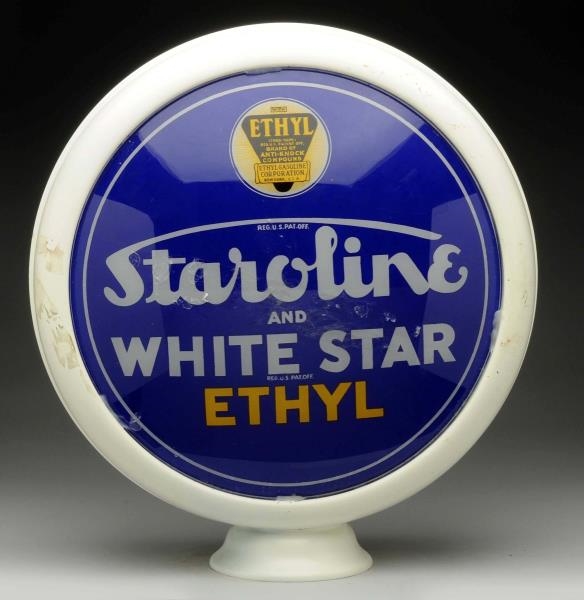 STAROLINE WHITE STAR 15" GLOBE LENSES.            