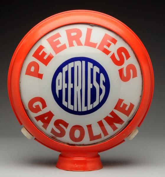 PEERLESS GASOLINE 15" GLOBE LENSES.               